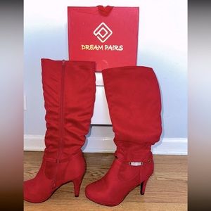 🌹 Knee High Platform Boots